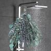 25pcs Dried Eucalyptus and Lavender for Shower 17' Natural True Eucalyptus Leaves Lavender Shower Pot Pendant for Bathroom Home DIY Decoration