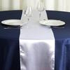 Pack of 4 Satin 12 X 108 inch Luxury Satin Table Runner, Perfect for Weddings, Holiday Dining, Banquets, Parties, & Events, Formal Dining & Home