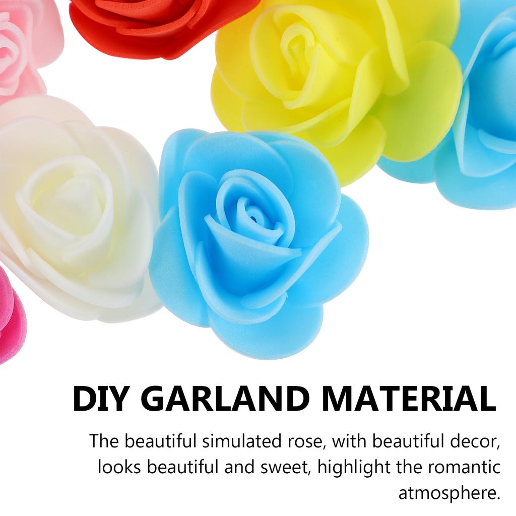 200 шт. Пузыристые розы из пенопласта цветы DIY композиция свадебный декор сцена гирлянда материал имитация имитация венок