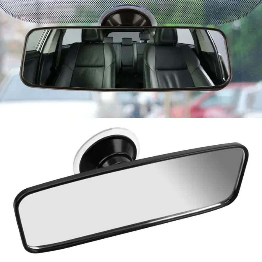 Wide-angle anti-glare blue rearview mirror universal 360° rotating adjustable suction cup inner rearview mirror for cars Interior Mirrors6