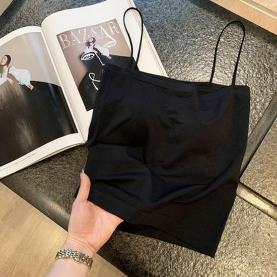 Бесшовный женский топ-труба, майка с фиксированной грудной чашкой для ношения как внутри, так и снаружи.