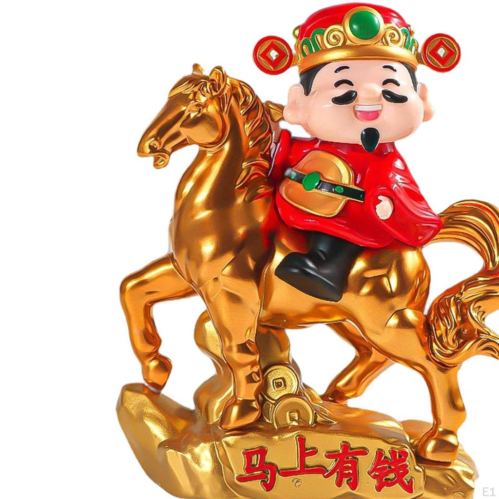 Фигурка Бога Богатства Фигурка Фэн-шуй Украшение Настольное Украшение, Статуэтка, для Декора Спальни Автомобиля