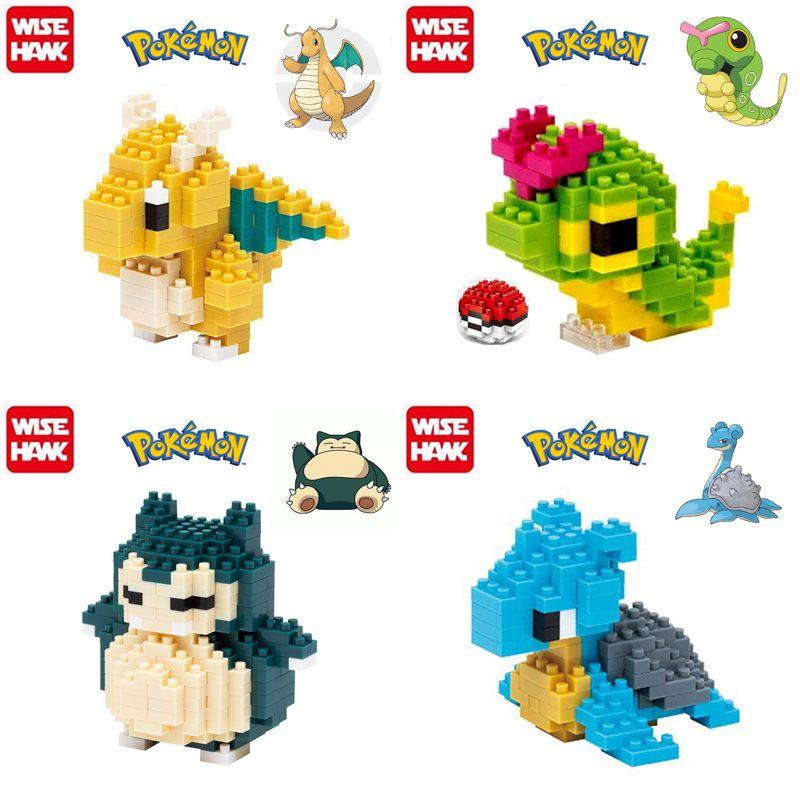 Nano Block Diamond Mini Building Blocks Toys Pocket Monster Tv Version