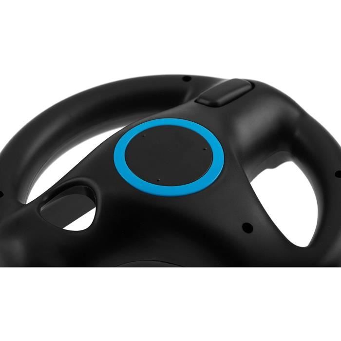 Набор из 2 черных гоночных рулей для контроллера Wiimote на консоли Nintendo Wii