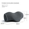 Cervical Spine Pillow Antiarch Traction Pillow PU Memory Cotton Pillow Core Pure Cotton Cover Portable Cervical Spine