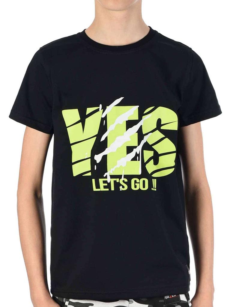 Футболка для мальчика с надписью YES