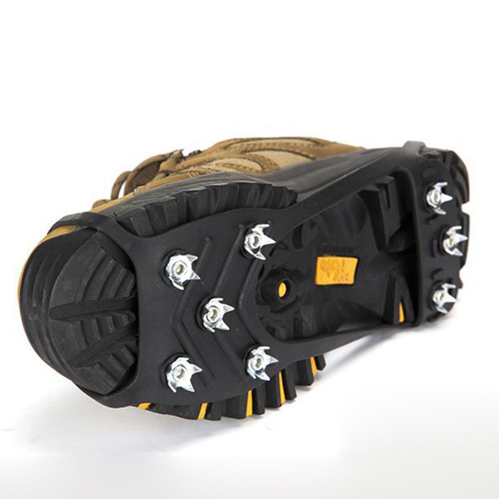 8 шипов Ice Walk Traction Cleats Противоскользящие снежные кошки для обуви (M)