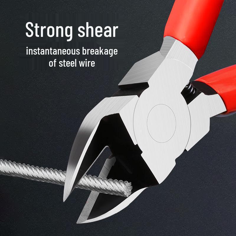 Gundam Model Side Cutting Pliers - Industrial Grade, Thin Blade Diagonal Pliers for Electronics & Wire Cutting
