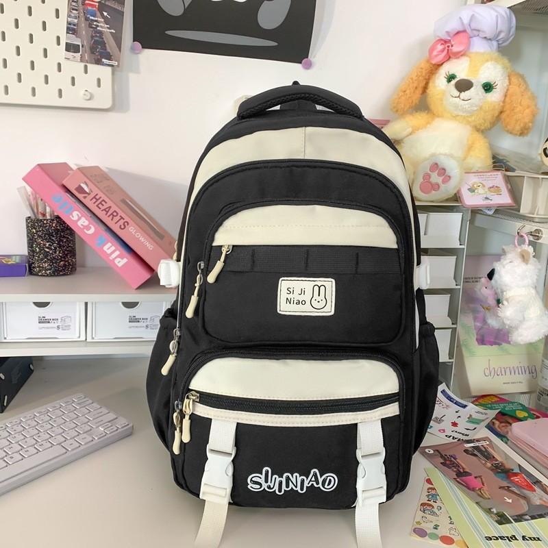 Рюкзак Узор Буква Большой Вместимости Сумка для Путешествий на Открытом Воздухе Школьный Рюкзак Студенческий