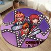 Chainsaw Man Round Area Rug Carpet Rug For Living Room Bedroom Sofa Playroom Decor Nonslip Floor Mat