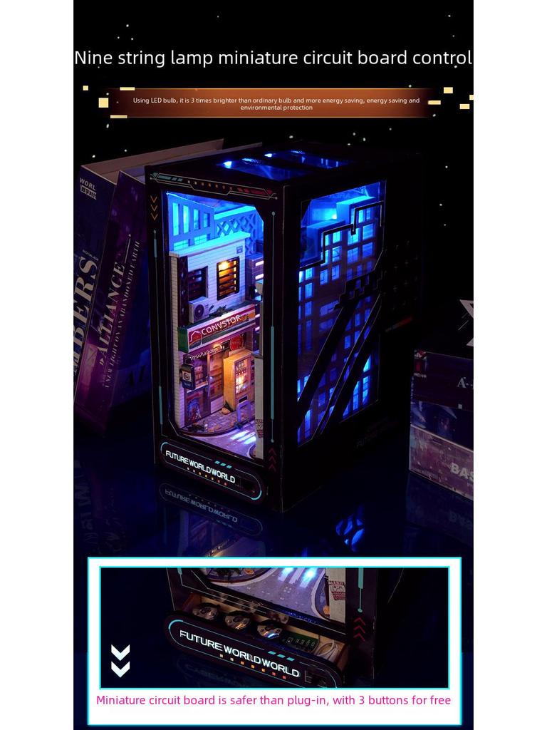 Модель подставки для книг Tianyu Cyberpunk своими руками: TC36