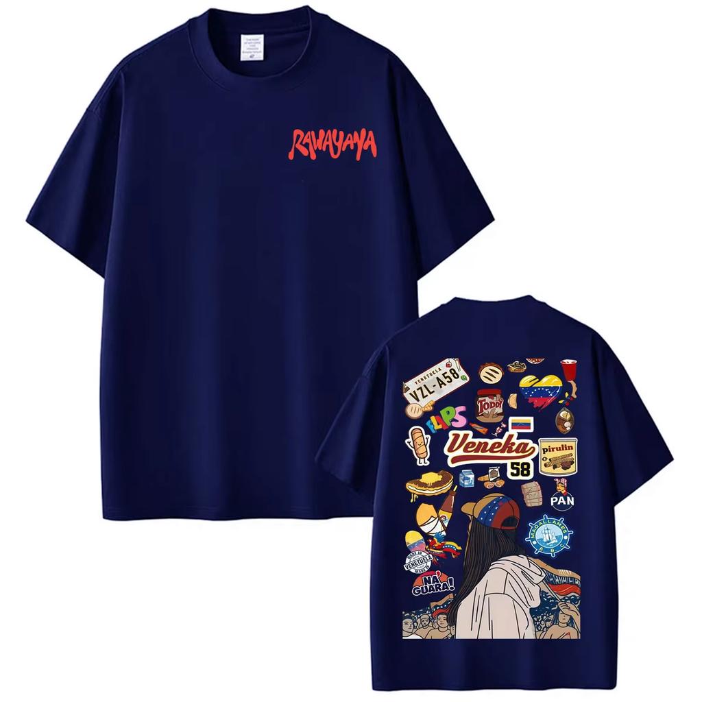 Rawayana Donde Es El After Veneka 58 Print Tshirt Mens And Womens Harajuku Fashion Trend T Shirt High Quality Cotton Shirt