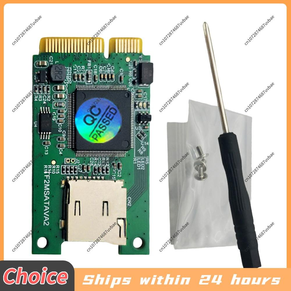 1/2Pcs Micro SD TF Card To MSATA Converter Adapter for Notebook High Speed SSD