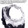 Для Casioak G-Shock GA-2100 GM-2100 GMA-S2100 GA2100 Мод-комплект Прозрачный корпус из поликарбоната Резиновый ремешок Запасные аксессуары для ремешка часов