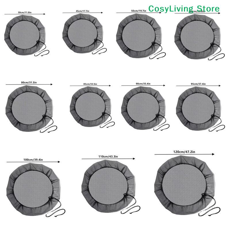 Anti-fall Leaves Filter Net Water Protection Tools 30-120cm Mesh Cover Netting For Rain Barrel Water Collection Bucket Raindrop