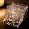 120Grids Jewelry Storage Box Acrylic Nail Art Organizer Box Jewelry Transparent Box  Vanity
