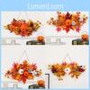 And Pumpkin Halloween Maple Leaf Wall Hanging Ornament For Holiday Home Decor