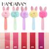 Handaiyan 5 Color Mini Rabbit Plush Dumplings, Dill Matte Lipstick Red