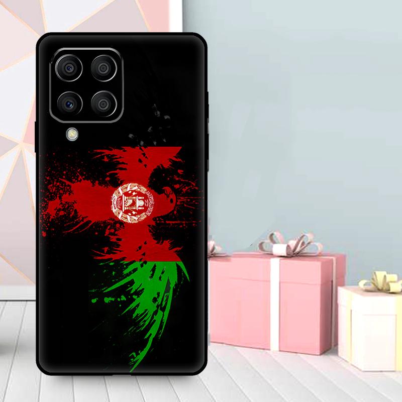 Флаг Афганистана Чехол Для Samsung Galaxy M16 M31 M21 M13 M33 M53 M15 M35 M55 M36 M56 M12 M32 M52 M14 M34 M54