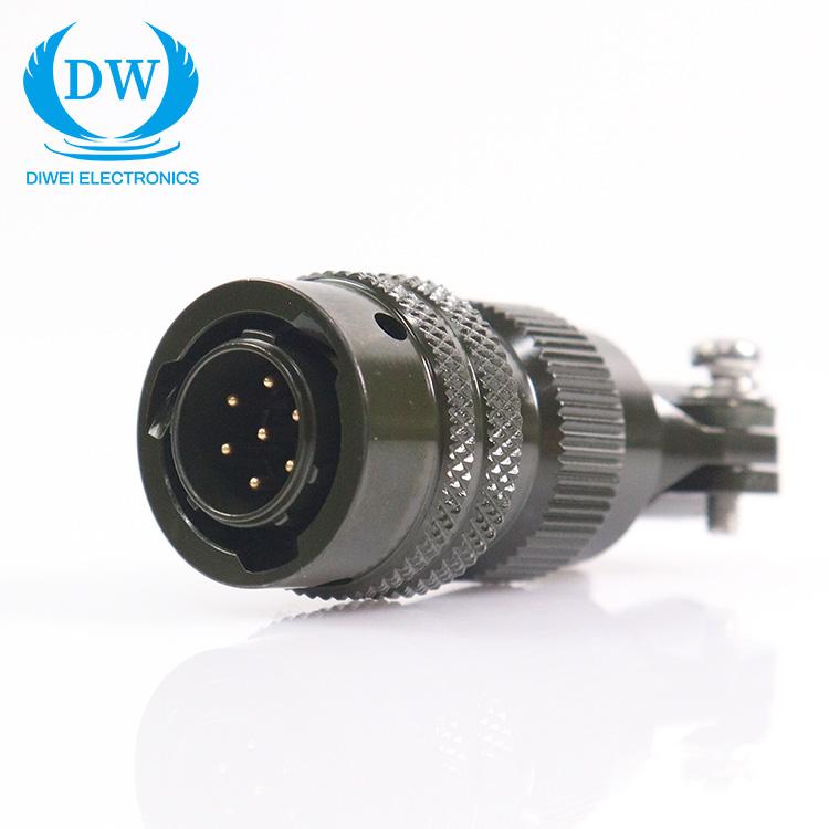 GX12 Car and Aviation Line Security Monitoring Male Connector 2-7 Core Circular 26482 MS3116F 10-7P with Copper Contact