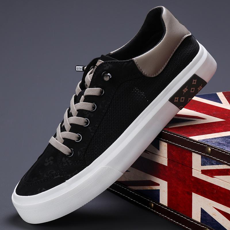 Новая весенняя мужская обувь, модная обувь, мужская парусиновая обувь, корейская универсальная модная повседневная обувь, дышащая удобная обувь