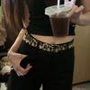 Y2K Leopard Print Belt Metal Buckle Waistband Elegant PU Leather Waist Belt  Beach