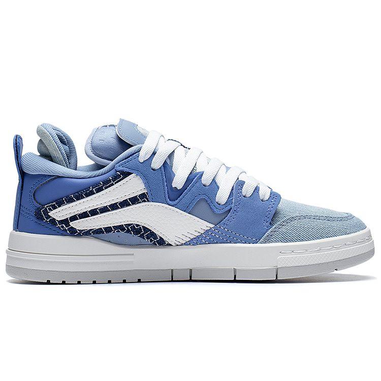 Li Ning Weigu Pro Lightweight Durable Low-Top Skate Shoes Women Skate Shoes Jiangshui-Blue AECS052-5