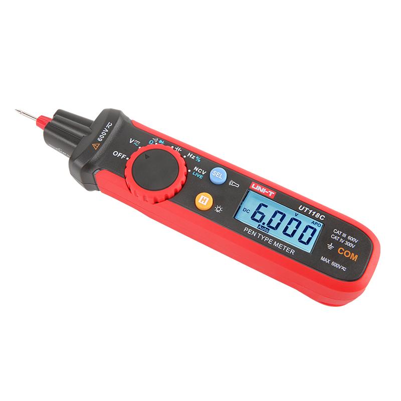 UNI-T UT118C/UT118B Pen-Type Meter; Full Scale Overload Protection Electrician's Meter/EF Measurement