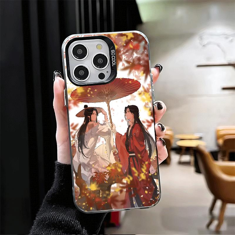 Благословение Небесного Владыки Аниме Мягкий Чехол для Телефона для iPhone 15 16 17 Pro Max 17Air 16E 14 Plus 13 12 Mini Ударопрочный Задний Чехол