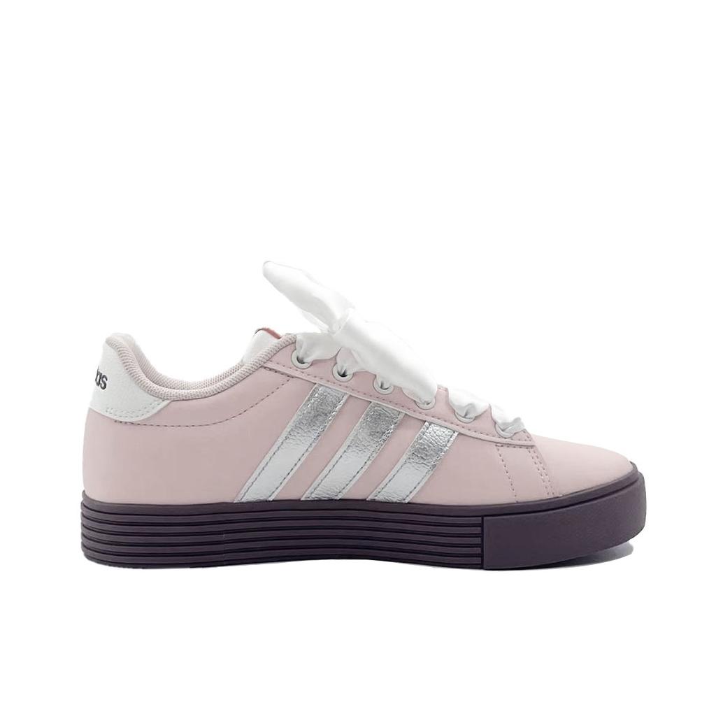 Adidas Daily 4.0 Butterfly Wing Silver Sun Abrasion Resistant Low top Skateboard Shoes Unisex Pink JR0080(tea641-)