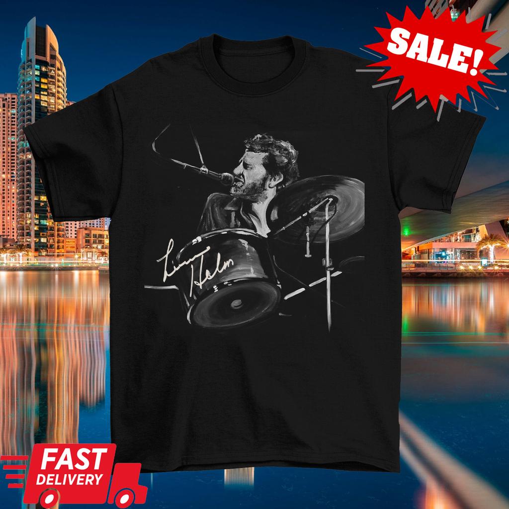 Levon Helm Signature Retro 80s Live Shirt Classic Black Unisex S-5XL