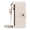 For Samsung Galaxy S26/S26 Pro Wallet Case with Straps, Rhombus Leather Stand Phone Cover