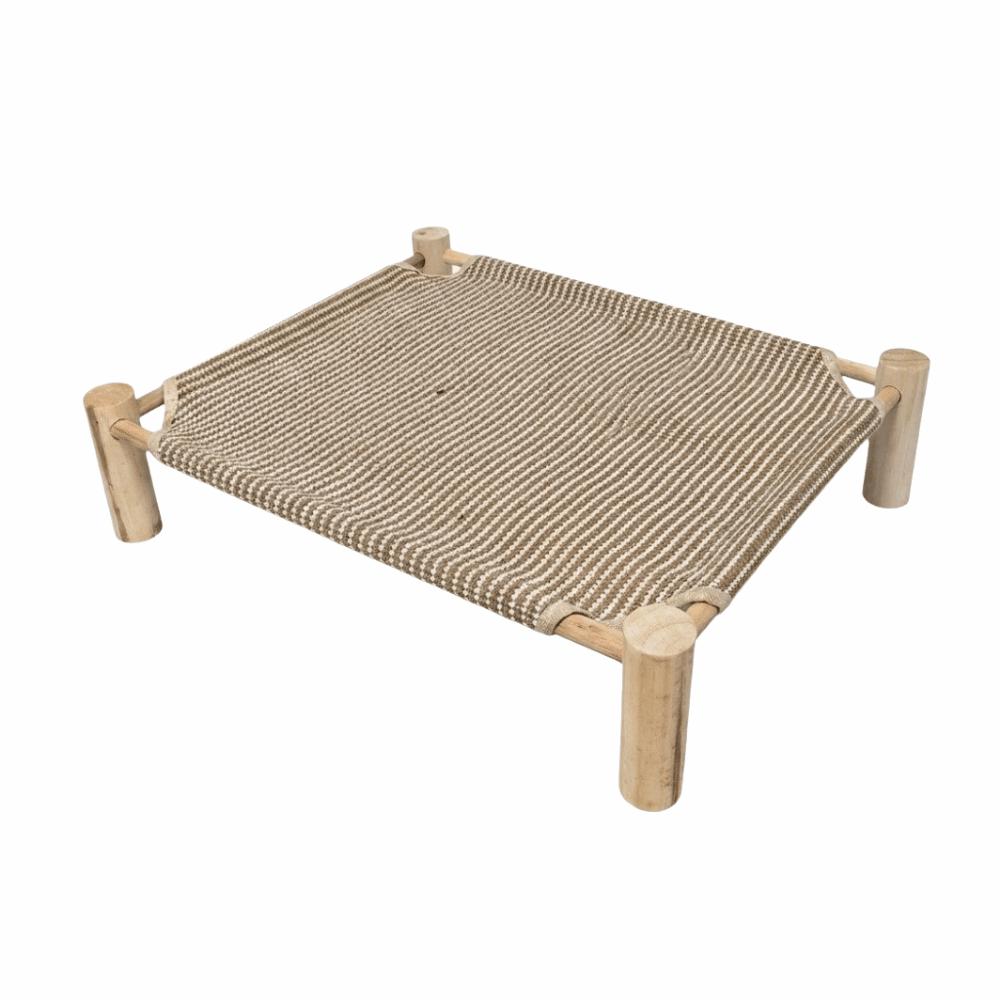 Detachable Kitten Sleeping Bed Wooden Frame Cat Hammock Bed Practical Pet Cool Nest Indoor Use
