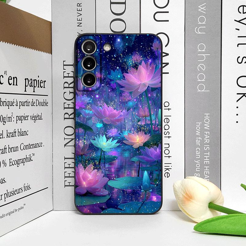 Роскошный Чехол для Телефона с Рисунком Белого Пиона для Samsung Galaxy S25 S24+ S23 Ultra S22 Plus S20 S21 FE M53 M34 5G Мягкие Чехлы
