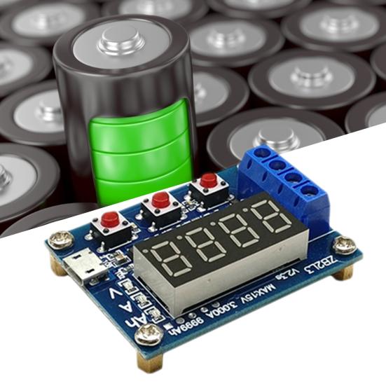 ZB2L3 Battery Capacity Tester Practical Accurate PCB Battery Capacity Meter Discharge Analyzer for Industry