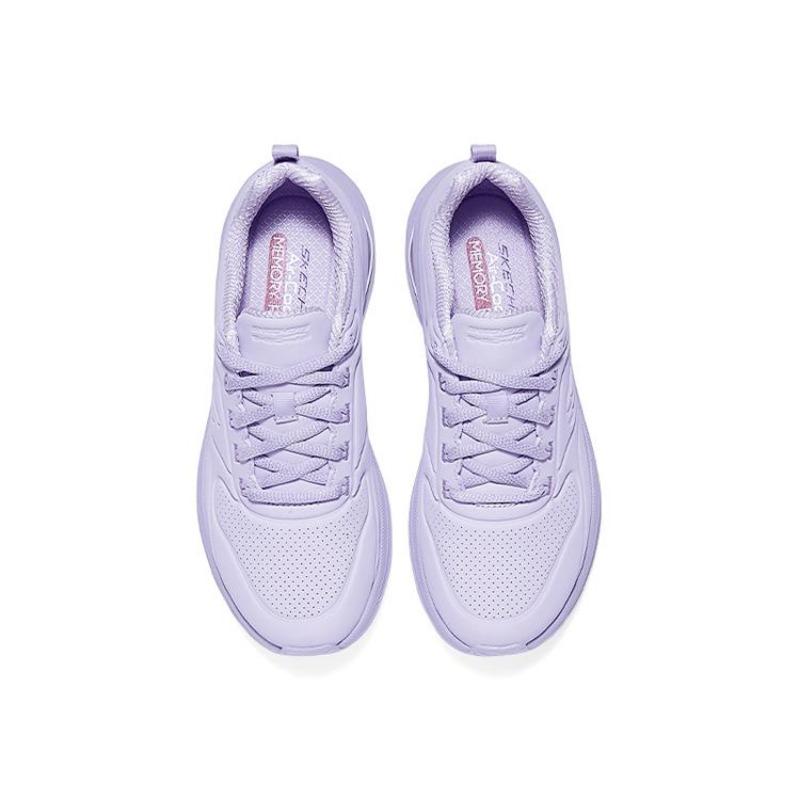 Skechers Женская Мода Поддержка Легкая Платформа Низкий Верх Повседневные Беговые Кроссовки Лавандовый 150136-LAV