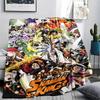 1PC SHAMAN KING Print Flannel Blanket, High quality Comfortable for All Seasons, Home Decor, Warmth and Comfort, Perfect for Christmas Gifts