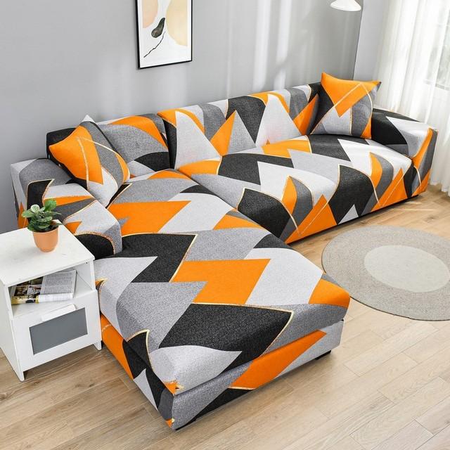 Sectional Sofa Covers Stretch Couch Slipcovers For L Shape Sectional Couch Chaise Sofa Furniture Protector Covers