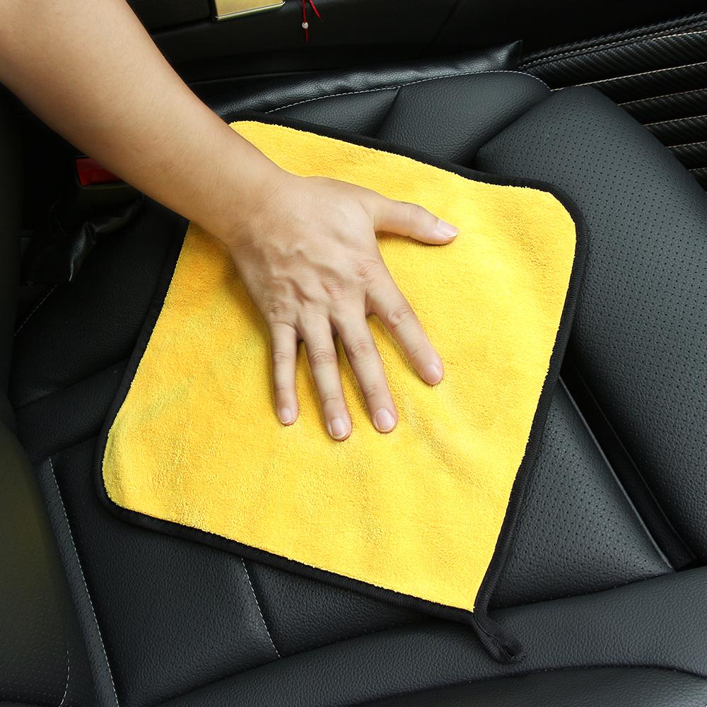 Car Wash Microfiber Towel 30x30CM Car Cleaning Drying Cloth Hemming Car Care Cloth Detailing Car Wash Towel