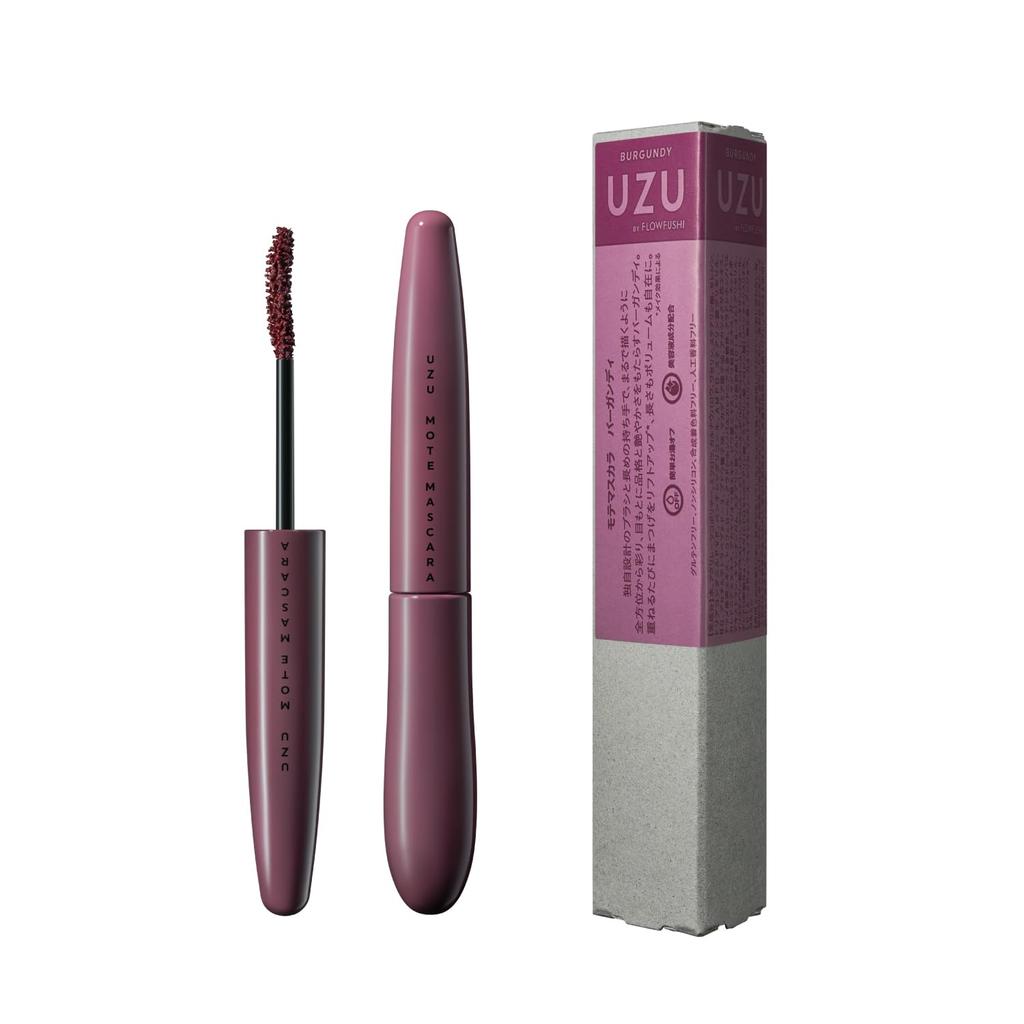 UZU Mote Mascara Eyelash serum mascara Long Separate Water resistant Removes with hot water Gluten free Silicone free Synthetic coloring free