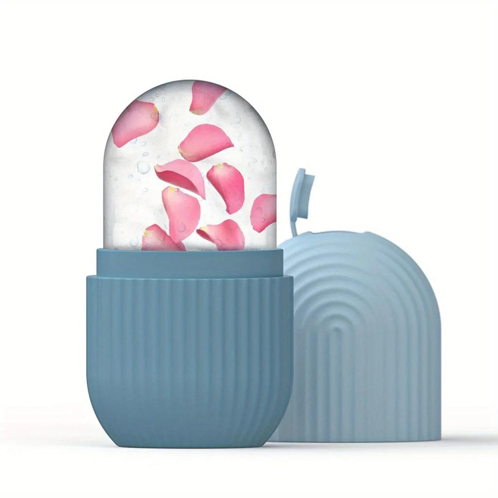 Ледяной ролик для лица и глаз Массаж лица Силиконовая форма для льда для красоты лица Снятие отечности Массажер для лица Инструменты для ухода за кожей