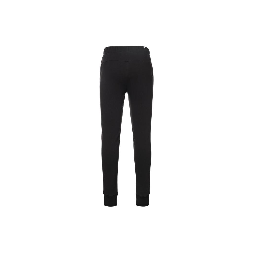 Puma Спортивные брюки с логотипом Knit Cuff Мужские брюки Черные 593054-01