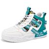 New High Top Sports Shoes Non-slip Board Shoes Student Youth Casual Shoes Street Fashion Color Matching Basketball Shoes