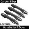 Carbon Fiber Door Handl Cover for Toyota Yaris Cross XP210  Accessories    Mazda2 Hybrid Car Exterior Stickers