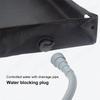 Foldable Shower Base Portable Shower Pan with Drain Hose Camping Tent Floor Base Outdoor Shower Tray for Beach Travel Camping