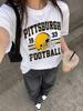 Pittsburgh Football Shirt, Vintage Football Tee, Game Day Shirt, Comfort Colors Tee, Retro Football Shirt, Football Fan Gift, Pittsburgh Tee