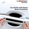 Fits for Mercedes Benz 8pcs Car Door Handle Bowl Scratch Sticker Protector Film
