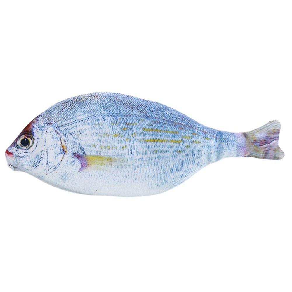 Portable Simulation Fish Pencil Case Large Capacity Pencil Bags Pen Storage Bag  Kids Gifts