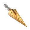 High Speed Steel Stepped Cone Drill Bit Titanium Coated Hole Saw  Power Tools