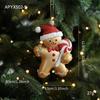 NeGold красное золото липкий порошок пластиковый кулон матовый розовый мультяшный кулон рождественская елка оконное подвесное украшение